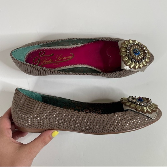 Poetic License Zelda Zing Flats Size 38 1/2 - Picture 3 of 8